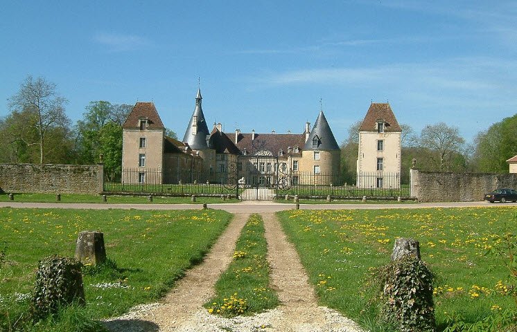Castle Commarin, Côte-d'Or department in Eastern France, France